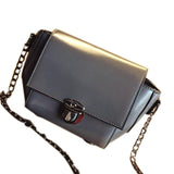 Xiniu Women'S Solid Pu Leather Bag Chain Strap Crossbody Bags For Women Bags Portefeuille Femme