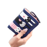 Wallets Women 2016 New Mini Lovely Bifold Leather Wallet Card Holder Ladies Wallet Purse Carteras