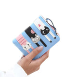 Wallets Women 2016 New Mini Lovely Bifold Leather Wallet Card Holder Ladies Wallet Purse Carteras