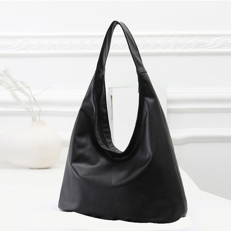 2016 Fashion Women Shoulder Bag Women Black Satchel  Large Tote Handbag Purse Messenger Bags