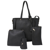 Xiniu 4 Pcs Women Bag Set Leather 2017 Shoulder Bags Women Messenger Bag Small Clutches Handbag