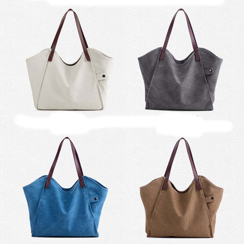 Xiniu Tote Bags For Women Canvas Bag Women Handbags Color Shoulder Bag Bolsa Feminina