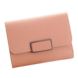 Xiniu Women Simple Wallet Women Small Cute Leather Hasp Purse For Credit Cards Handbag Drop