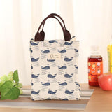 2017 Waterproof Lunch Bag For Women Kids Men Cooler Lunch Box Bag Tote Canvas Lunch Bag