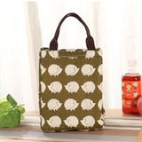 2017 Waterproof Lunch Bag For Women Kids Men Cooler Lunch Box Bag Tote Canvas Lunch Bag