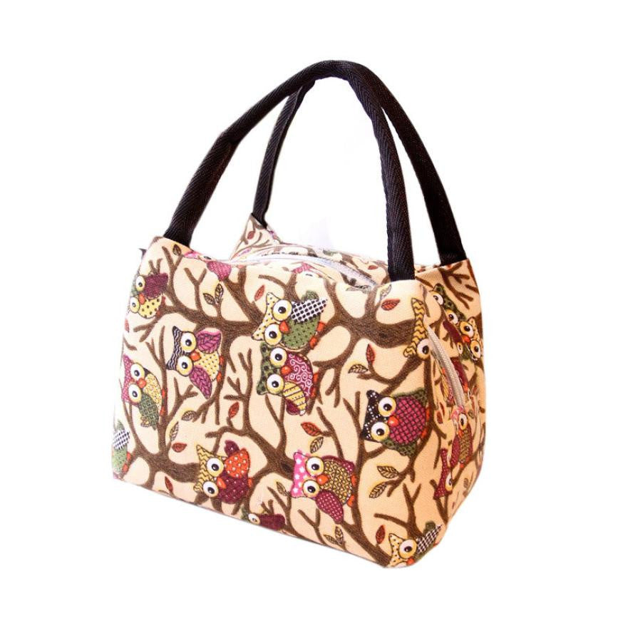 Tote Picnic Lunch Cool Bag Cooler Box Handbag Pouch #6M