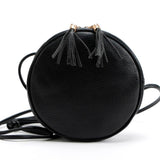 2016 Womens Messenger Bags Women Girl Round Leather Shoulder Bag England Style Handbag Women Bag