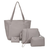 Xiniu Women Bags Set 4 Pcs Tote Leather Women Bag Small Crossbody Bags Bolsa Feminina