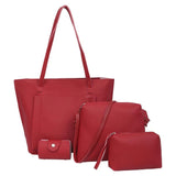 Xiniu Women Bags Set 4 Pcs Tote Leather Women Bag Small Crossbody Bags Bolsa Feminina