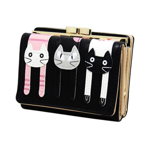 Women Small Wallet Lady Short Handbag Button Clutch Purse Bag Fashion Women Leather Wallet