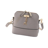 New Women Messenger Bags Vintage Small Shell Leather Handbag Casual Bag Hardware Deer Ornaments