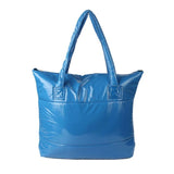 2016 Women Tote Girl Space Bale Cotton Totes Handbag Feather Down Ladies Shoulder Bag Bolsa