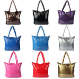 2016 Women Tote Girl Space Bale Cotton Totes Handbag Feather Down Ladies Shoulder Bag Bolsa