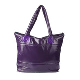 2016 Women Tote Girl Space Bale Cotton Totes Handbag Feather Down Ladies Shoulder Bag Bolsa