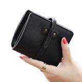 Xiniu Carteras Mujer Women Ultrathin Mini Bifold Leather Wallets Purse Ladies Coin Purse Women Card