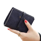 Xiniu Carteras Mujer Women Ultrathin Mini Bifold Leather Wallets Purse Ladies Coin Purse Women Card