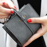 Xiniu Carteras Mujer Women Ultrathin Mini Bifold Leather Wallets Purse Ladies Coin Purse Women Card