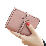 Xiniu Carteras Mujer Women Ultrathin Mini Bifold Leather Wallets Purse Ladies Coin Purse Women Card