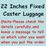 Korea Retro 14 22 24 Women Travel Luggage Bags Sets,High Quality Pu Leather Suitcase Box On