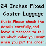 Korea Retro 14 22 24 Women Travel Luggage Bags Sets,High Quality Pu Leather Suitcase Box On