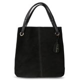 Nico Louise Women Real Split Suede Leather Tote Bag,New Leisure Large Top-Handle Bags Lady Casual