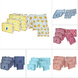 6 Pcs Travel Home Luggage Storage Bag Mesh Clothes Storage Zipper Suitcase Organizer Portable Pouch
