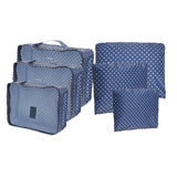 6 Pcs Travel Home Luggage Storage Bag Mesh Clothes Storage Zipper Suitcase Organizer Portable Pouch