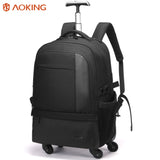 Aoking Large Capacity Trolley Backpack Luggage Waterproof Travel Backpack Multifunctional Carry