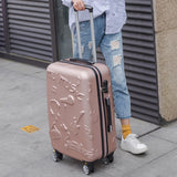 Travel Bag Universal Wheels Trolley Luggage Female Small Fresh Personalized Luggage 20 Male