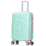 Travel Bag Universal Wheels Trolley Luggage Female Small Fresh Personalized Luggage 20 Male
