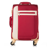 Female 14 20 22 24 26Inches Oxford Silk Cloth Travel Luggage Bags On Universal Wheels,High