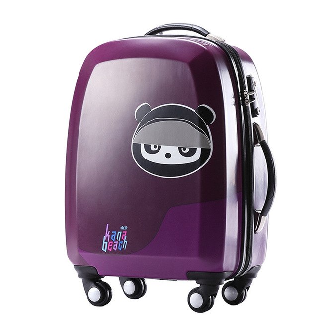 Lovely Suitcase Set Koffers Trolleys Travel Print Luggage Spinner Designer With 12 Makeup Case