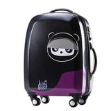 Lovely Suitcase Set Koffers Trolleys Travel Print Luggage Spinner Designer With 12 Makeup Case