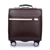Solid Color Commercial Suitcase Trolley Luggage Male 16 Universal Wheels Luggage Computer Box