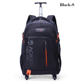 Aoking High Quality Waterproof Travel Trolley Backpack Luggage Wheeled Carry-Ons Bags Large