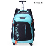 Aoking High Quality Waterproof Travel Trolley Backpack Luggage Wheeled Carry-Ons Bags Large
