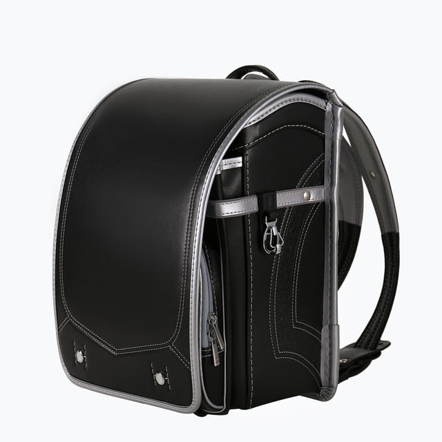 Coulomb Children School Bag For Boy And Girl Student Backpack Japanese Pu Hasp Solid Boy Orthopedic