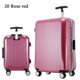 4 Size Rolling Luggage Suitcase Boarding Case Travel Luggage Case Spinner Cases Trolley Hardside