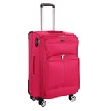 Letrend Business Travel Bag Soft Trolley Men Oxford Rolling Luggage Spinner Wheel Suitcase 20