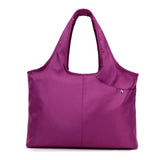 New Women Handbag Casual Large Shoulder Bag Fashion Nylon Big Capacity Tote Purple Bags