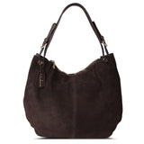 Nico Louise Women Real Split Suede Leather Hobo Bag New Design Female Leisure Large Shoulder Bags