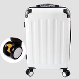 Promotion!Female 24Inches Green Pink White Universal Wheels Travel Luggage Suitcases,Girl Cute