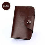 Smiley Sunshine Genuine Leather Unisex Business Card Holder Wallet Bank Credit Card Case Id Holders