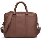 Contact'S Brand Briefcases Genuine Leather Men Messenger Bags New Fashion Male Shoulder Portfolio