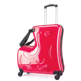 Letrend Children Rolling Luggage Spinner 20 Inch Wheels Suitcase Kids Cabin Trolley Student