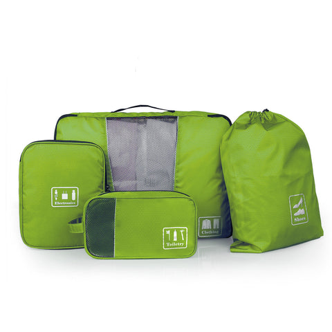 BAGSMART Waterproof 4PCS Packing Cube Travel Luggage Organizer Bags