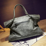 Bolish Rivet Vintage Pu Leather Female Handbag Fashion Tassel Messenger Bag Women Shoulder Bag