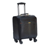 Universal Wheels Trolley Luggage 16 Suitcase Travel Bag Male Women Luggage,High Quality Pu