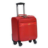 Universal Wheels Trolley Luggage 16 Suitcase Travel Bag Male Women Luggage,High Quality Pu