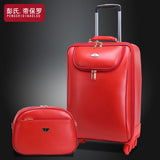 Women'S Married Trolley Luggage Box,14+20 Inches Sets,Male Universal Wheels Luggage Travel Bag Soft